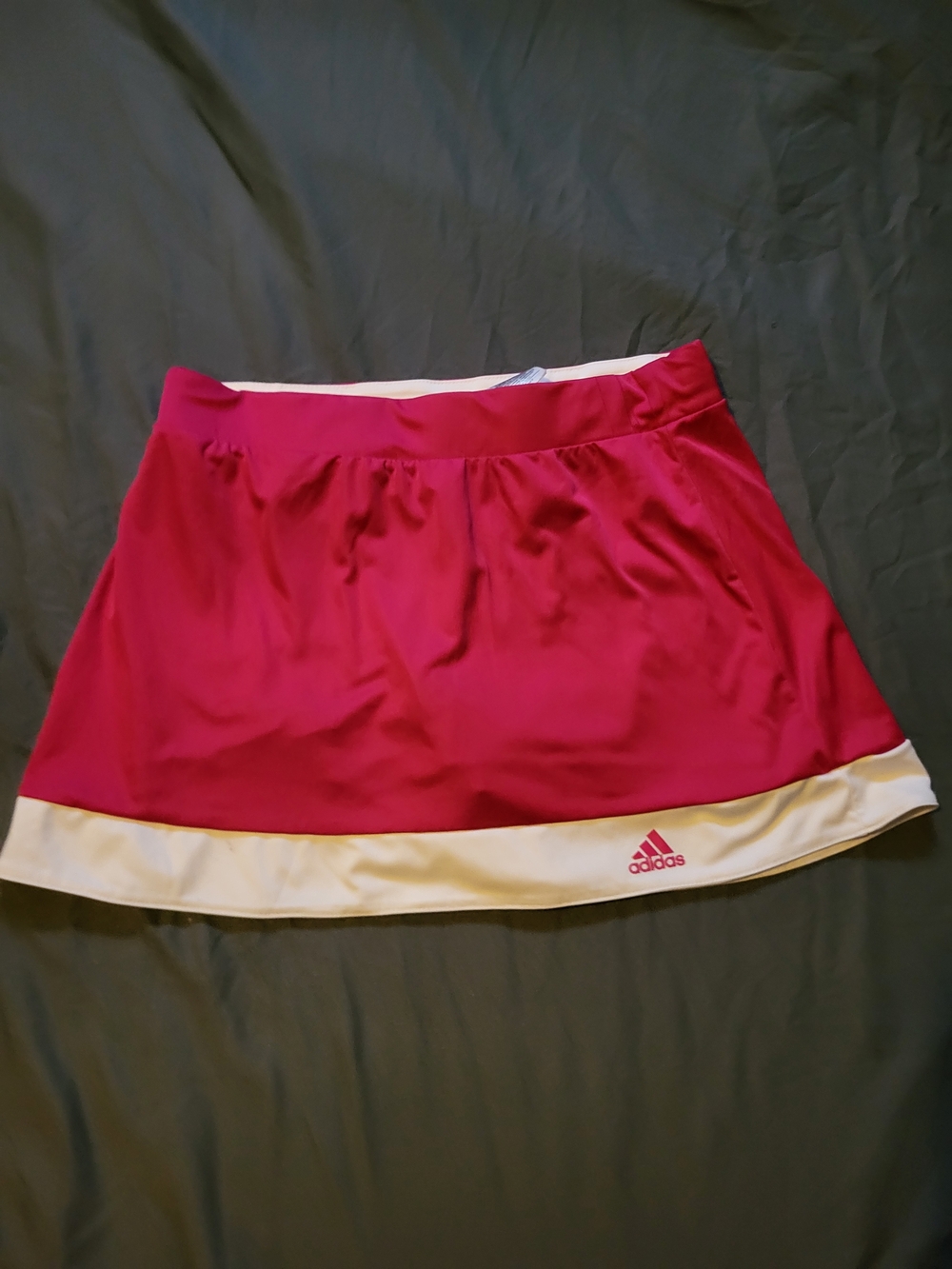 adidas Hot Pink and White Athletic Skort